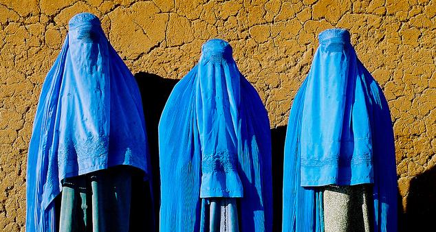 women in burka